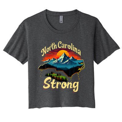 North Carolina Strong Strong Nc State Support Women's Crop Top Tee