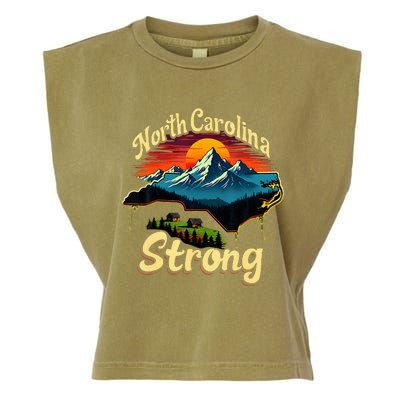 North Carolina Strong Strong Nc State Support Garment-Dyed Women's Muscle Tee