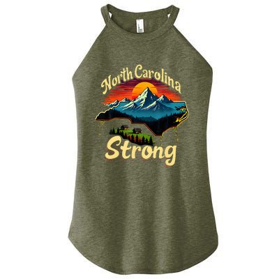 North Carolina Strong Strong Nc State Support Women's Perfect Tri Rocker Tank