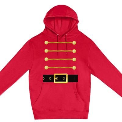 Nutcracker Character Soldier Costume Uniform Premium Pullover Hoodie