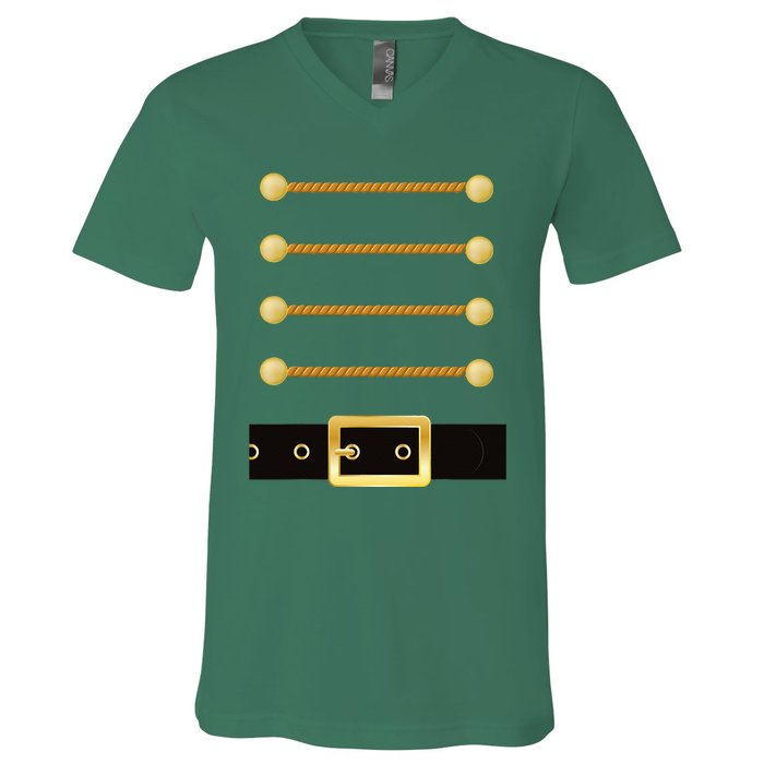 Nutcracker Character Soldier Costume Uniform V-Neck T-Shirt