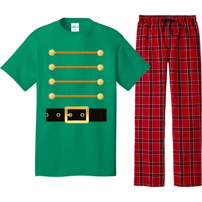 Nutcracker Character Soldier Costume Uniform Pajama Set