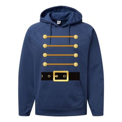 Nutcracker Character Soldier Costume Uniform Performance Fleece Hoodie