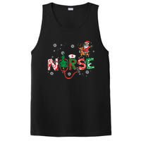 Nurse Christmas Santa Cute Xmas Winter Scrub Top PosiCharge Competitor Tank