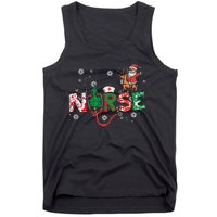 Nurse Christmas Santa Cute Xmas Winter Scrub Top Tank Top