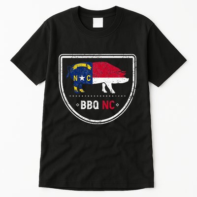 North Carolina State Flag Bbq Nc Tall T-Shirt