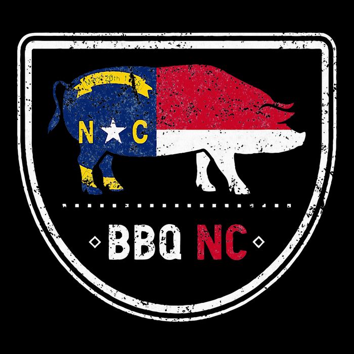 North Carolina State Flag Bbq Nc Button