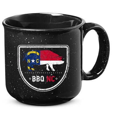 North Carolina State Flag Bbq Nc 15oz Campfire Ceramic Mug