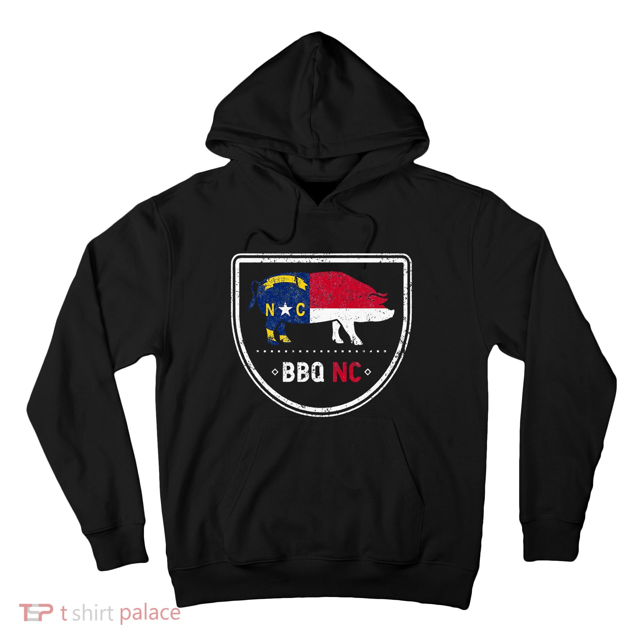 North Carolina State Flag Bbq Nc Tall Hoodie
