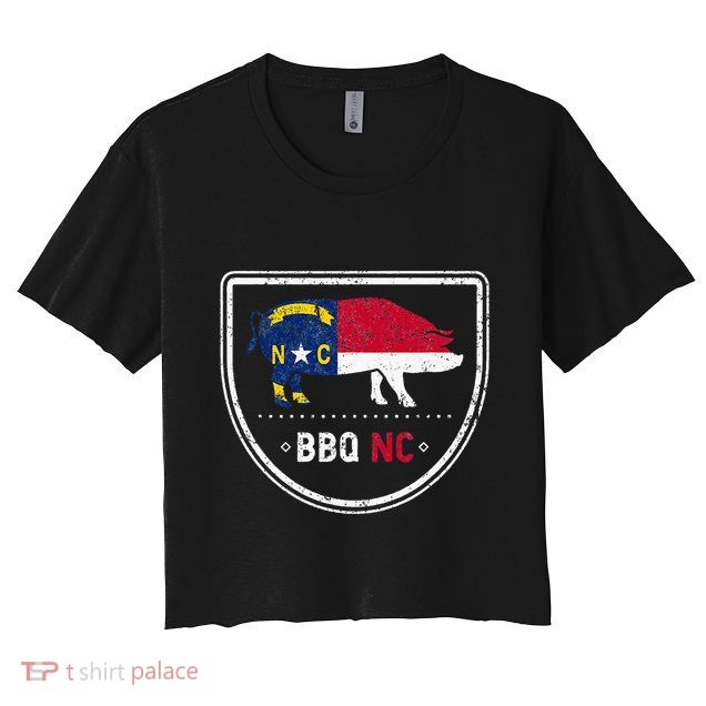 North Carolina State Flag Bbq Nc Crop Top