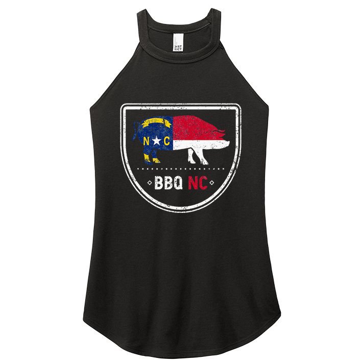 North Carolina State Flag Bbq Nc Women's Perfect Tri Rocker Tank