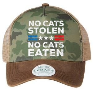 No Cats Stolen No Cats Eatin Trump 2024 Donald Trump Legacy Tie Dye Trucker Hat