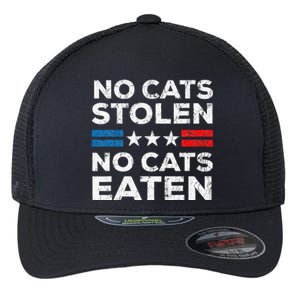 No Cats Stolen No Cats Eatin Trump 2024 Donald Trump Flexfit Unipanel Trucker Cap