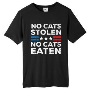 No Cats Stolen No Cats Eatin Trump 2024 Donald Trump Tall Fusion ChromaSoft Performance T-Shirt