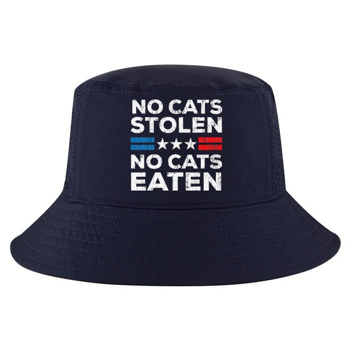 No Cats Stolen No Cats Eatin Trump 2024 Donald Trump Cool Comfort Performance Bucket Hat