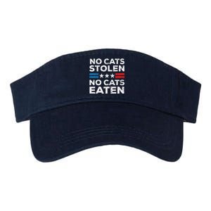 No Cats Stolen No Cats Eatin Trump 2024 Donald Trump Valucap Bio-Washed Visor