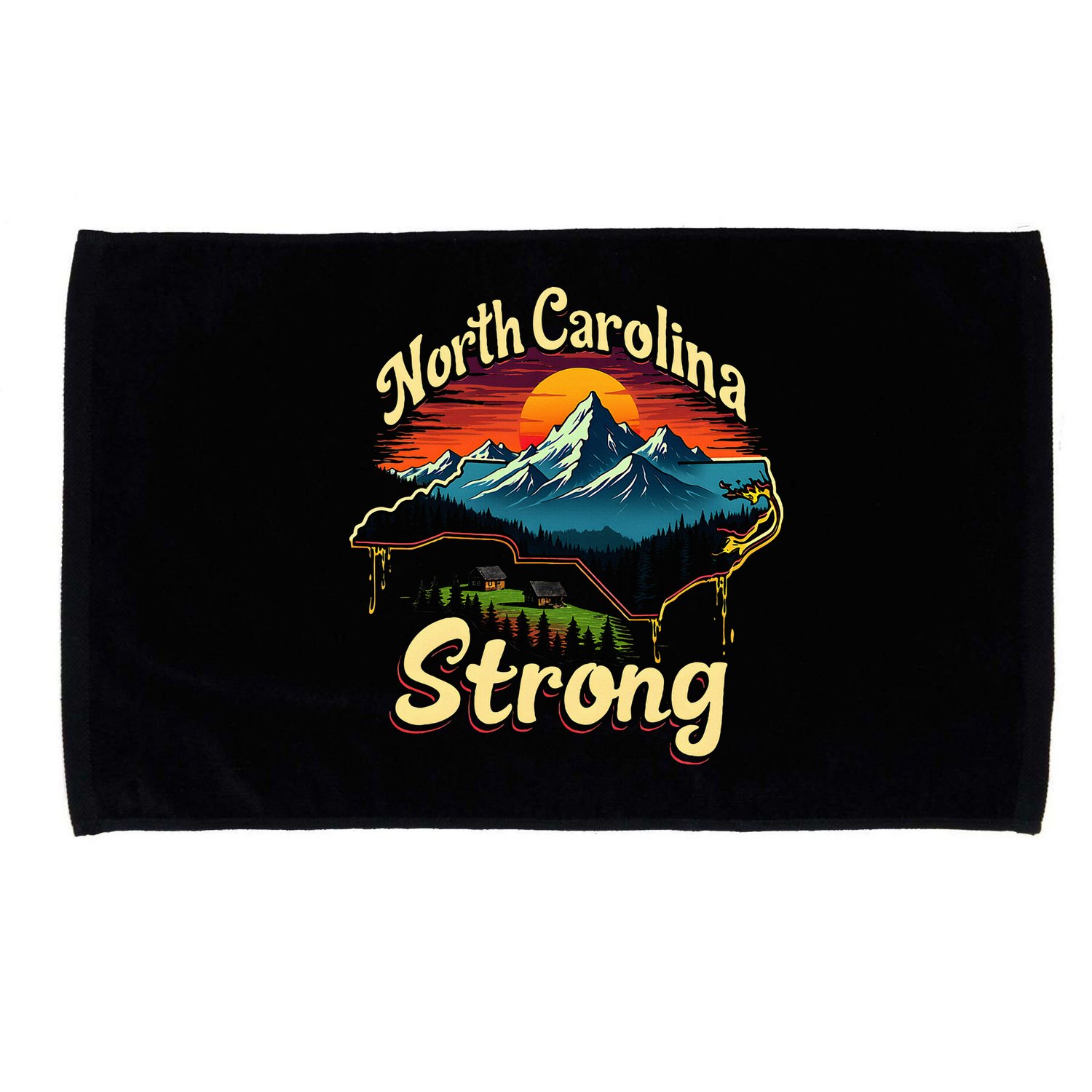 North Carolina Strong Strong Nc State Support For Carolina Microfiber Hand Towel