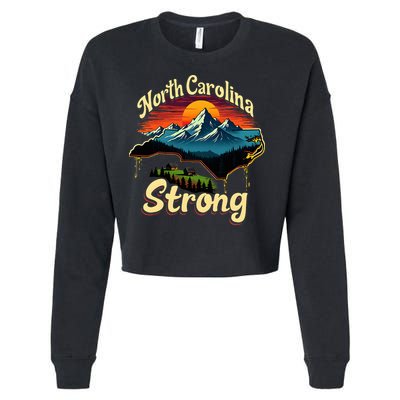 North Carolina Strong Strong Nc State Support For Carolina Cropped Pullover Crew