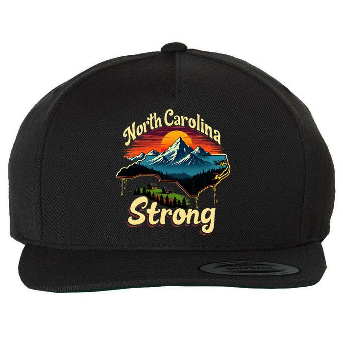 North Carolina Strong Strong Nc State Support For Carolina Wool Snapback Cap