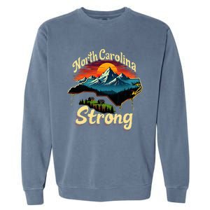 North Carolina Strong Strong Nc State Support For Carolina Garment-Dyed Sweatshirt