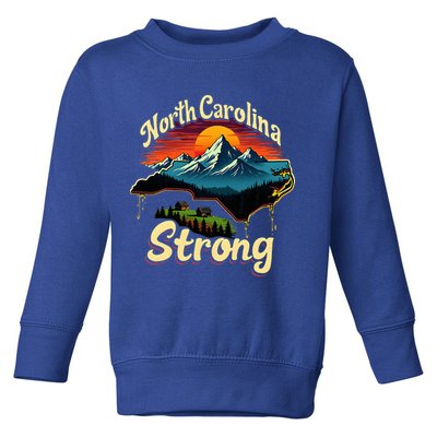 North Carolina Strong Strong Nc State Support For Carolina Toddler Sweatshirt