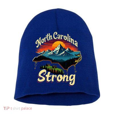 North Carolina Strong Strong Nc State Support For Carolina Short Acrylic Beanie