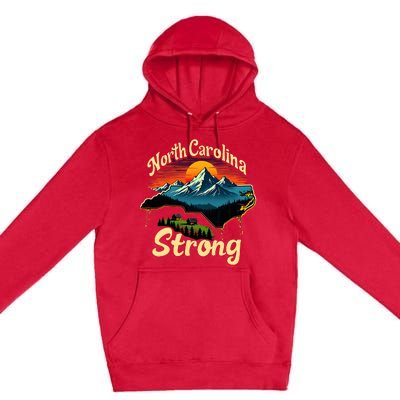 North Carolina Strong Strong Nc State Support For Carolina Premium Pullover Hoodie