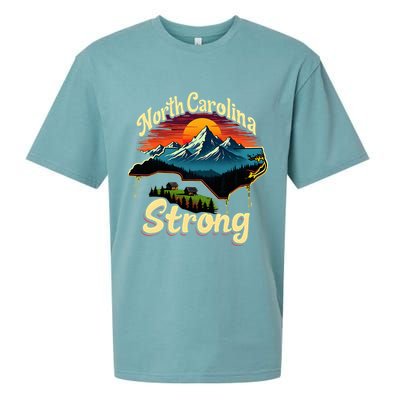 North Carolina Strong Strong Nc State Support For Carolina Sueded Cloud Jersey T-Shirt