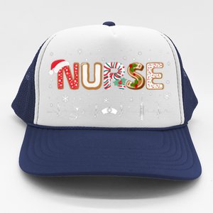 Nurse Christmas Stethoscope Xmas Holiday Season Trucker Hat