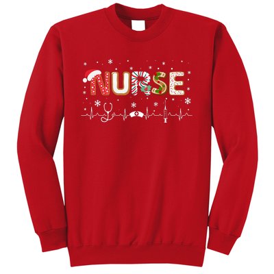 Nurse Christmas Stethoscope Xmas Holiday Season Sweatshirt