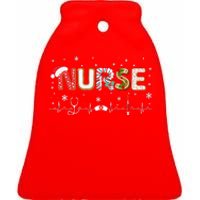 Nurse Christmas Stethoscope Xmas Holiday Season Ceramic Bell Ornament