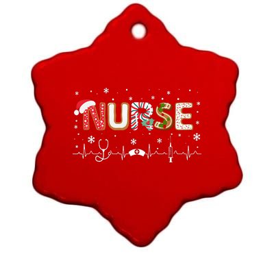 Nurse Christmas Stethoscope Xmas Holiday Season Ceramic Star Ornament