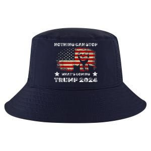 Nothing Can Stop What’S Coming Trump 2024 Cool Comfort Performance Bucket Hat