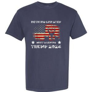 Nothing Can Stop What’S Coming Trump 2024 Garment-Dyed Heavyweight T-Shirt