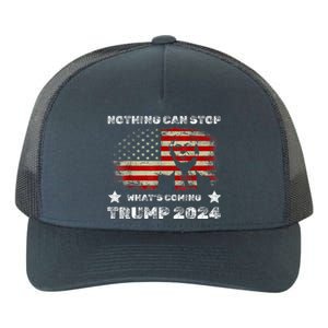 Nothing Can Stop What’S Coming Trump 2024 Yupoong Adult 5-Panel Trucker Hat