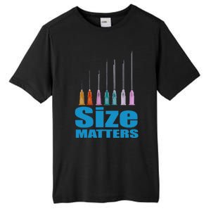 Nurse Classic Size Matter Funny Tall Fusion ChromaSoft Performance T-Shirt