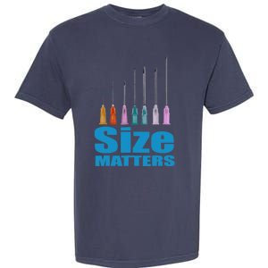 Nurse Classic Size Matter Funny Garment-Dyed Heavyweight T-Shirt