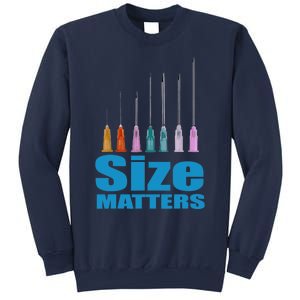 Nurse Classic Size Matter Funny Sweatshirt