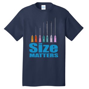 Nurse Classic Size Matter Funny Tall T-Shirt