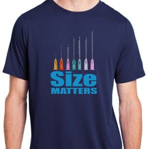 Nurse Classic Size Matter Funny Adult ChromaSoft Performance T-Shirt