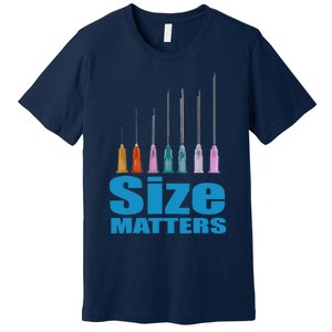 Nurse Classic Size Matter Funny Premium T-Shirt