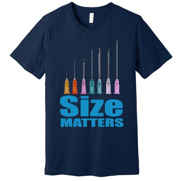 Nurse Classic Size Matter Funny Premium T-Shirt