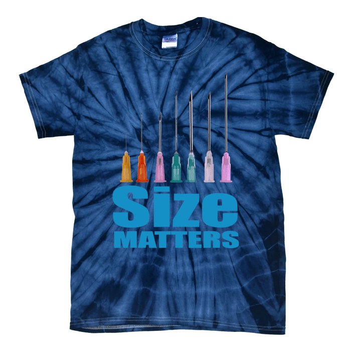 Nurse Classic Size Matter Funny Tie-Dye T-Shirt