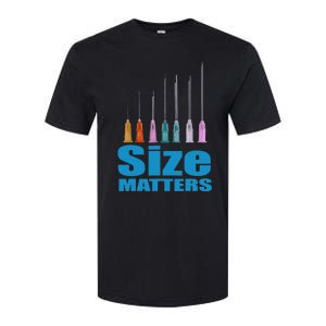 Nurse Classic Size Matter Funny Softstyle CVC T-Shirt