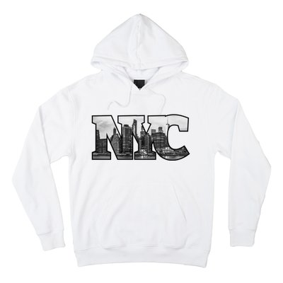 Nyc City Skyline Of Downtown New York City New York Hoodie