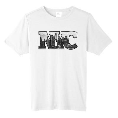 Nyc City Skyline Of Downtown New York City New York Tall Fusion ChromaSoft Performance T-Shirt