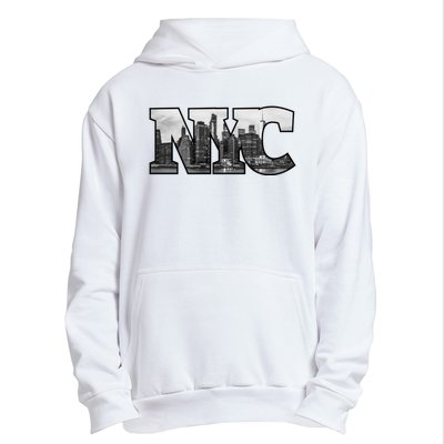 Nyc City Skyline Of Downtown New York City New York Urban Pullover Hoodie