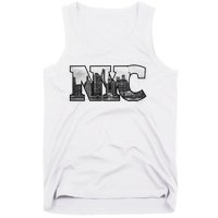 Nyc City Skyline Of Downtown New York City New York Tank Top