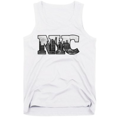 Nyc City Skyline Of Downtown New York City New York Tank Top