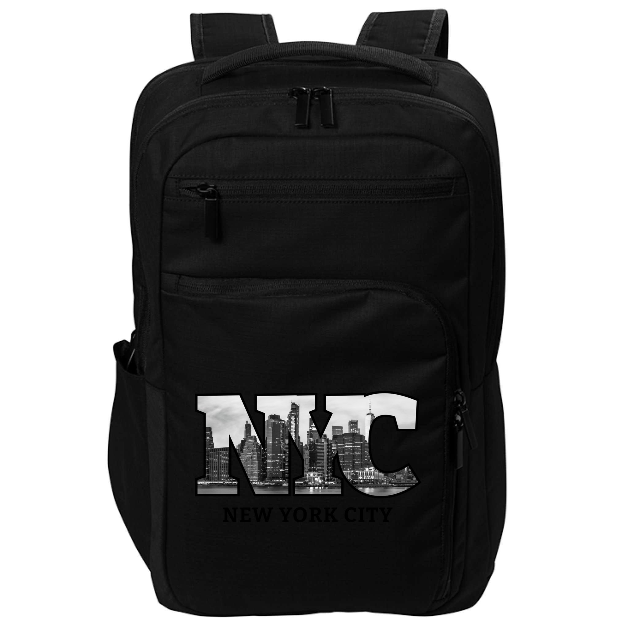 Nyc City Skyline Of Downtown New York City New York Impact Tech Backpack